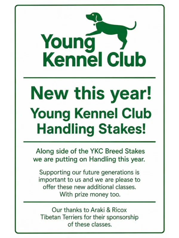 YKC Handlimg alongside YKC Stakes classes 1 Young Handling